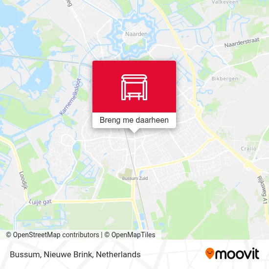 Bussum, Nieuwe Brink kaart