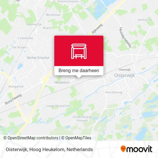 Oisterwijk, Hoog Heukelom kaart