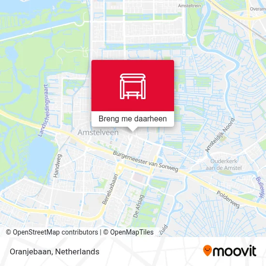 Oranjebaan kaart