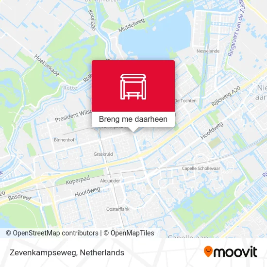 Zevenkampseweg kaart