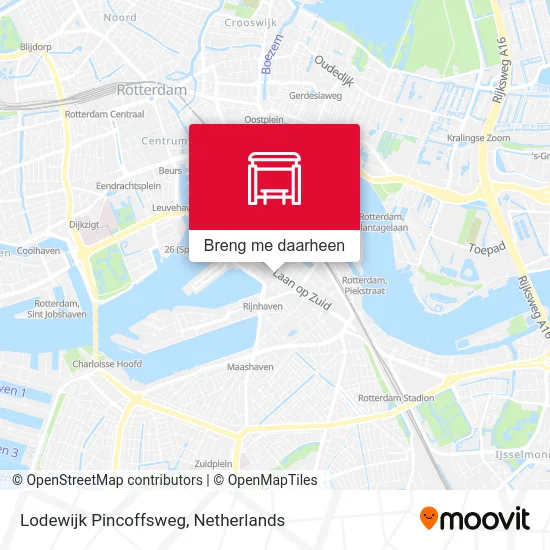 Lodewijk Pincoffsweg kaart