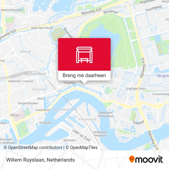 Willem Ruyslaan kaart