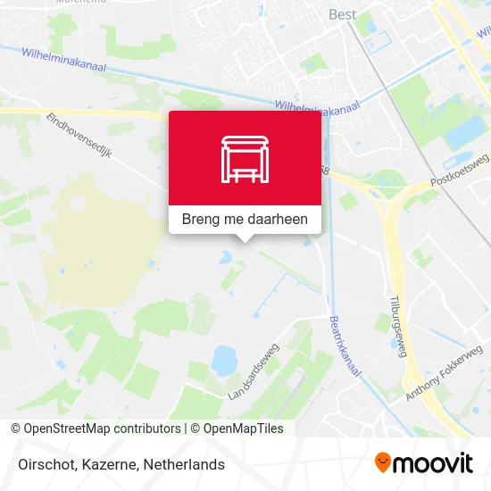 Oirschot, Kazerne kaart