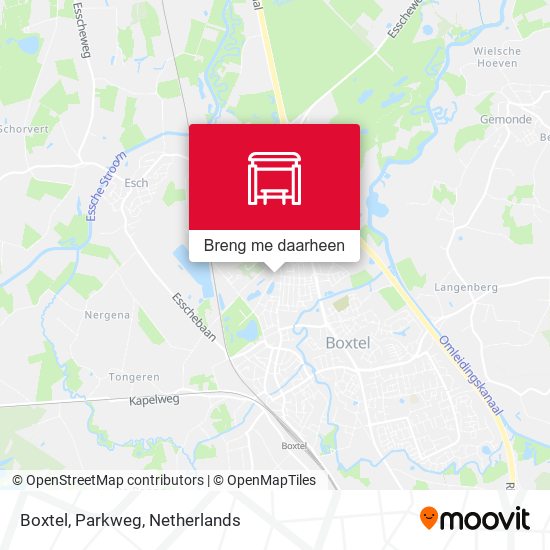 Boxtel, Parkweg kaart