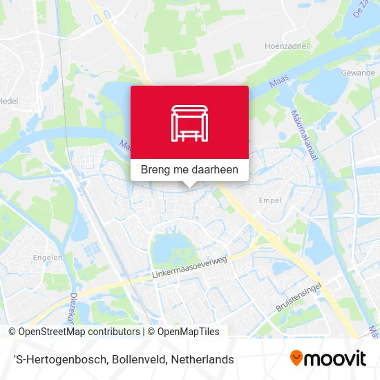 'S-Hertogenbosch, Bollenveld kaart