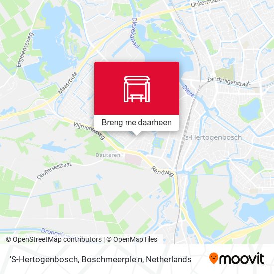 'S-Hertogenbosch, Boschmeerplein kaart