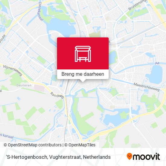 'S-Hertogenbosch, Vughterstraat kaart