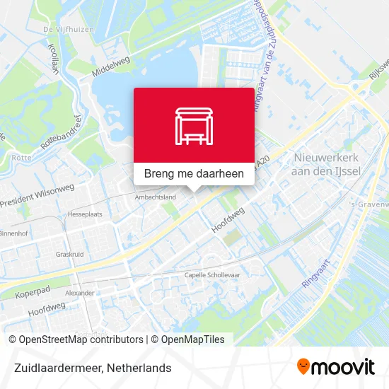 Zuidlaardermeer kaart