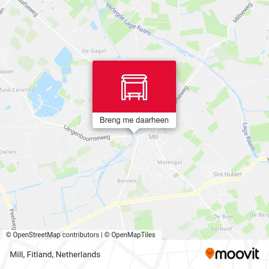 Mill, Fitland kaart