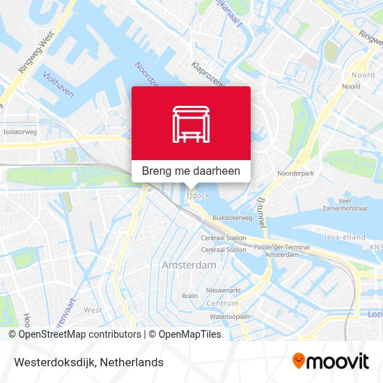 Westerdoksdijk kaart