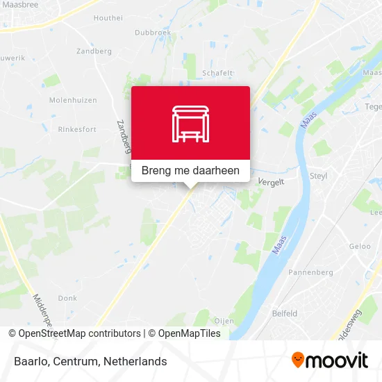 Baarlo, Centrum kaart