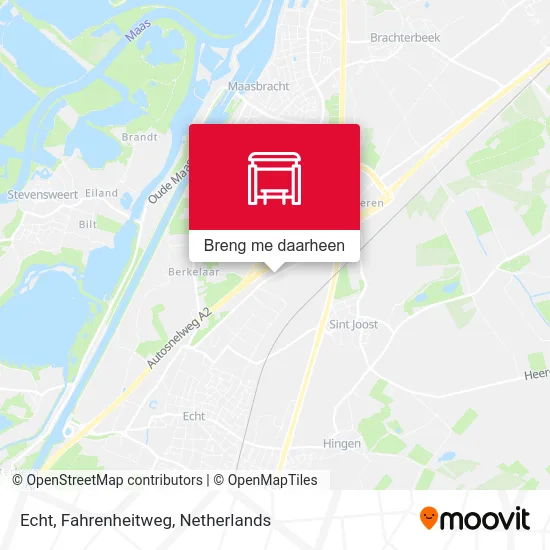 Echt, Fahrenheitweg kaart