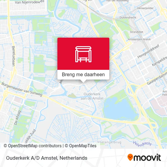 Ouderkerk A/D Amstel kaart