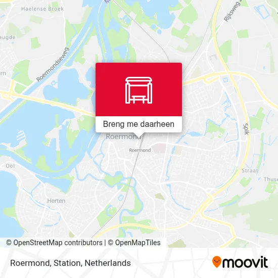 Roermond, Station kaart