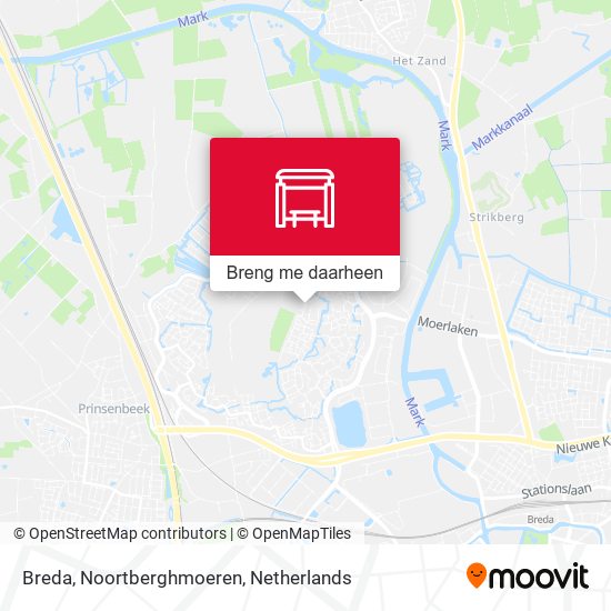 Breda, Noortberghmoeren kaart