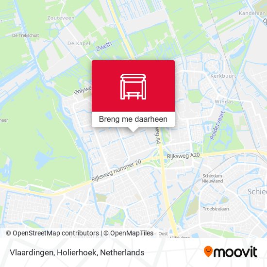 Vlaardingen, Holierhoek kaart