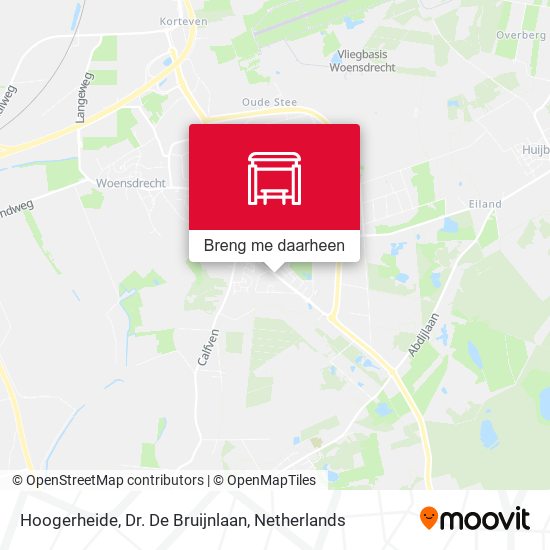 Hoogerheide, Dr. De Bruijnlaan kaart