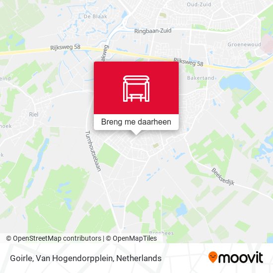 Goirle, Van Hogendorpplein kaart