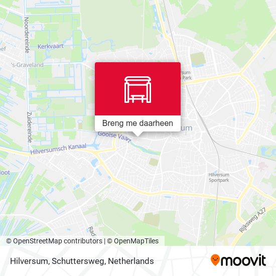 Hilversum, Schuttersweg kaart