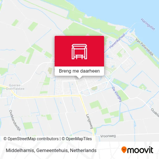 Middelharnis, Gemeentehuis kaart