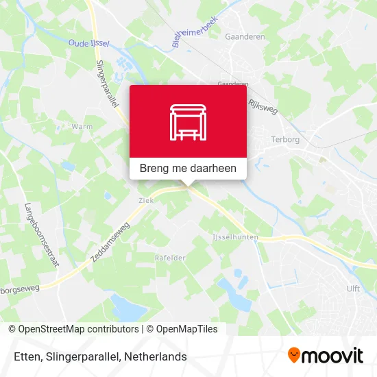 Etten, Slingerparallel kaart