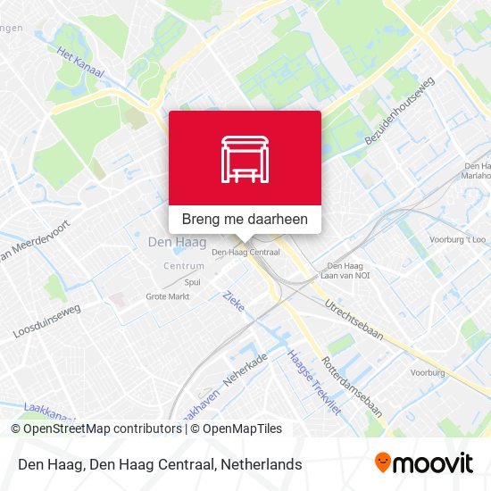 Den Haag, Den Haag Centraal kaart