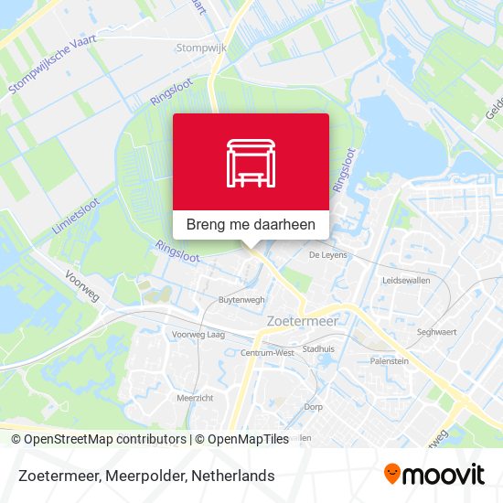 Zoetermeer, Meerpolder kaart