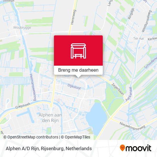 Alphen A/D Rijn, Rijsenburg kaart