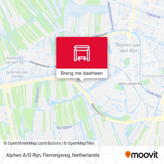 Alphen A/D Rijn, Flemingweg kaart