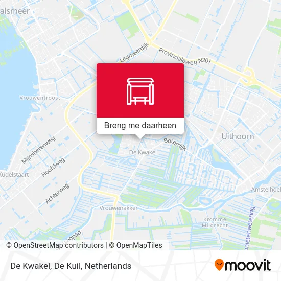 De Kwakel, De Kuil kaart