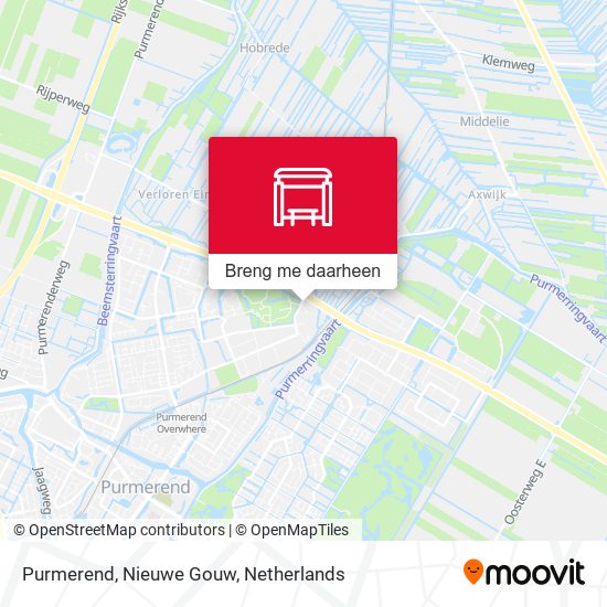 Purmerend, Nieuwe Gouw kaart