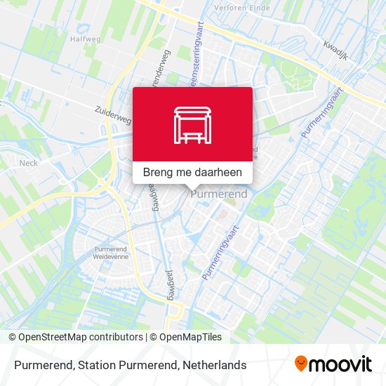 Purmerend, Station Purmerend kaart