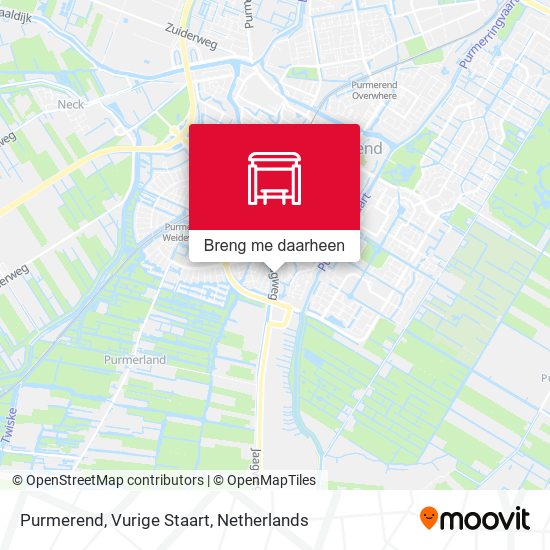 Purmerend, Vurige Staart kaart