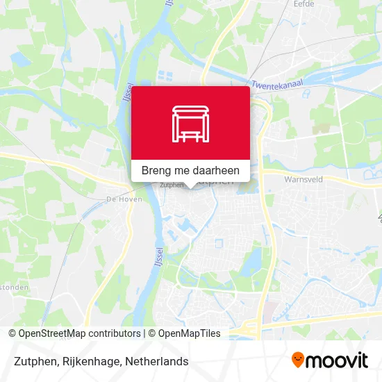 Zutphen, Rijkenhage kaart