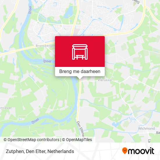 Zutphen, Den Elter kaart