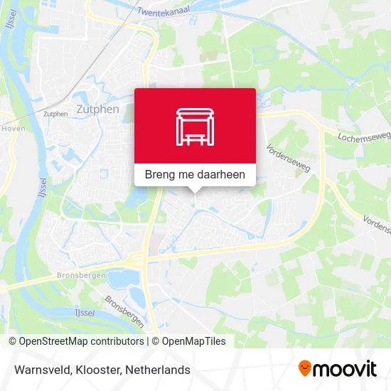 Warnsveld, Klooster kaart