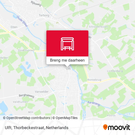 Ulft, Thorbeckestraat kaart