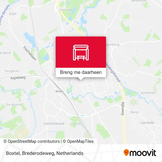 Boxtel, Brederodeweg kaart