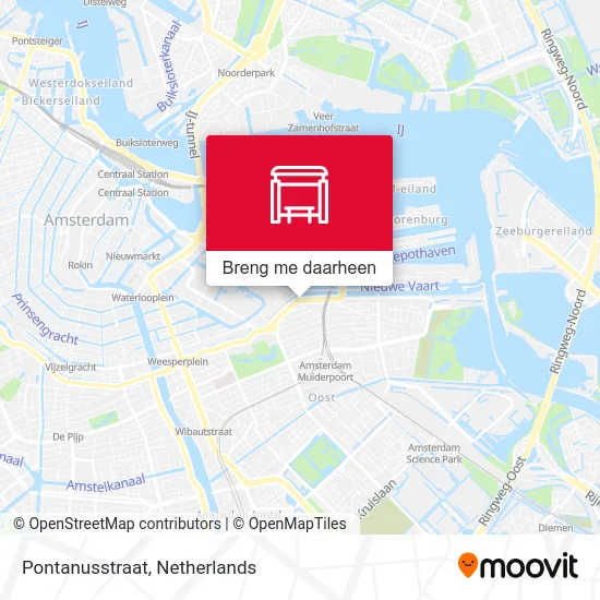 Pontanusstraat kaart