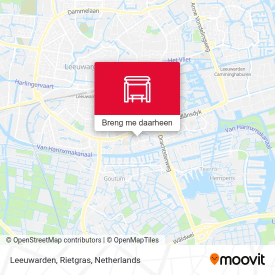 Leeuwarden, Rietgras kaart