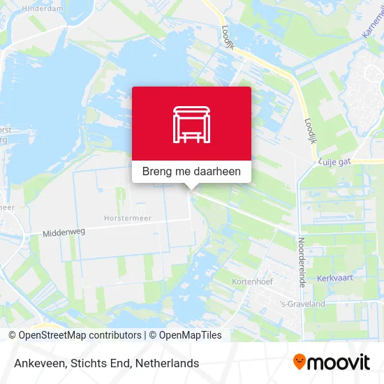 Ankeveen, Stichts End kaart