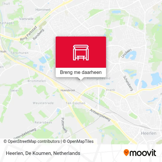 Heerlen, De Koumen kaart