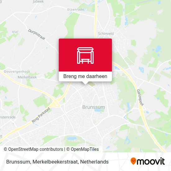 Brunssum, Merkelbeekerstraat kaart