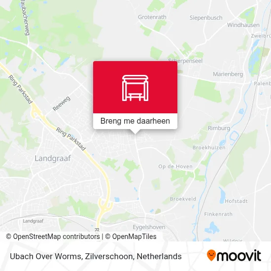 Ubach Over Worms, Zilverschoon kaart