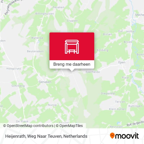 Heijenrath, Weg Naar Teuven kaart