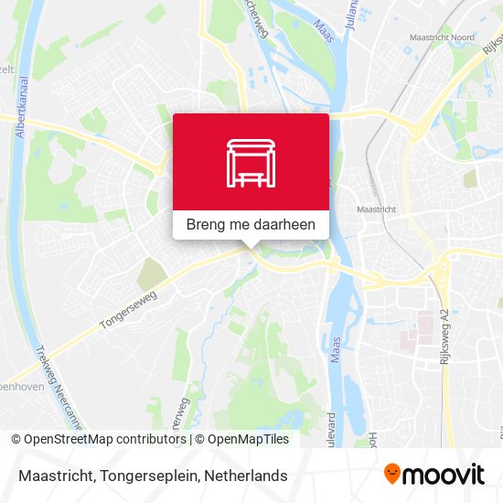 Maastricht, Tongerseplein kaart