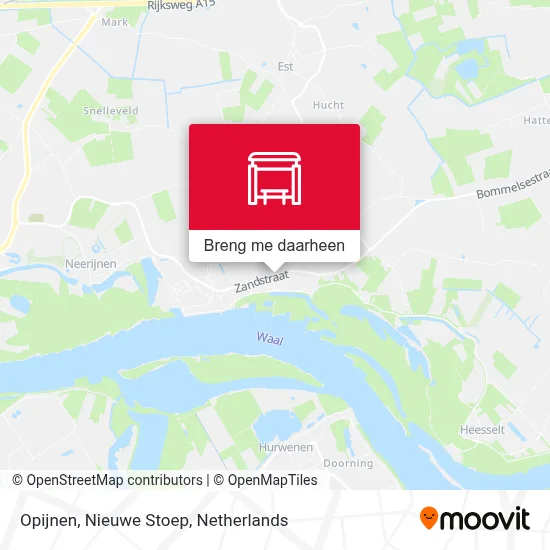 Opijnen, Nieuwe Stoep kaart