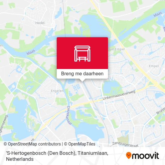 'S-Hertogenbosch (Den Bosch), Titaniumlaan kaart