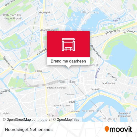 Noordsingel kaart