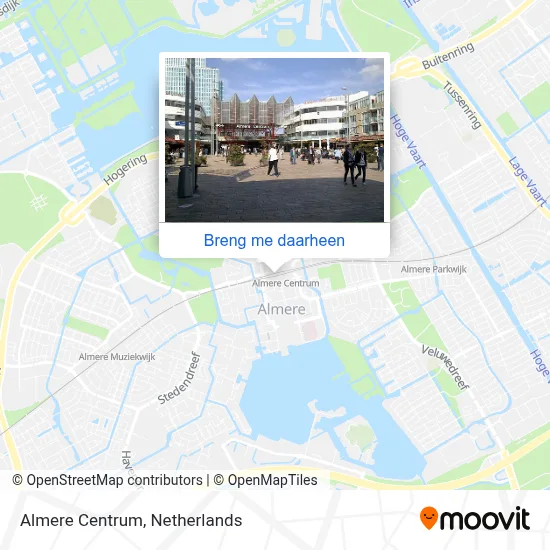 Almere Centrum kaart